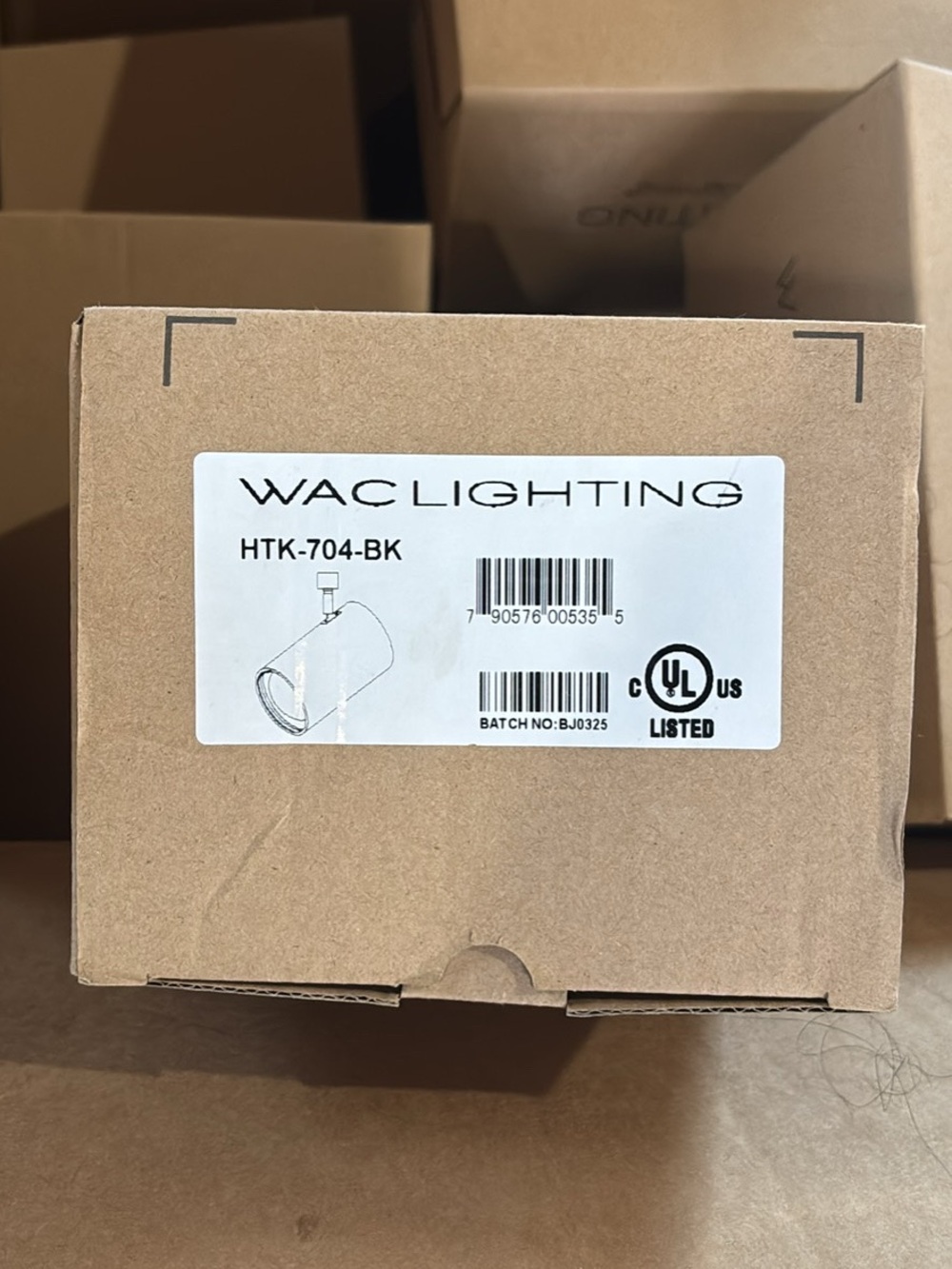 WAC Lighting HTK-704-BK Track Light (Black)